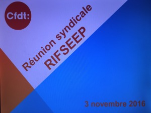 Quimper : Réunion syndicale RIFSEEP