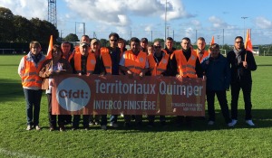 Quimper : Mobilisation des agents des sports