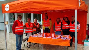 La CFDT du CD au devant des agents